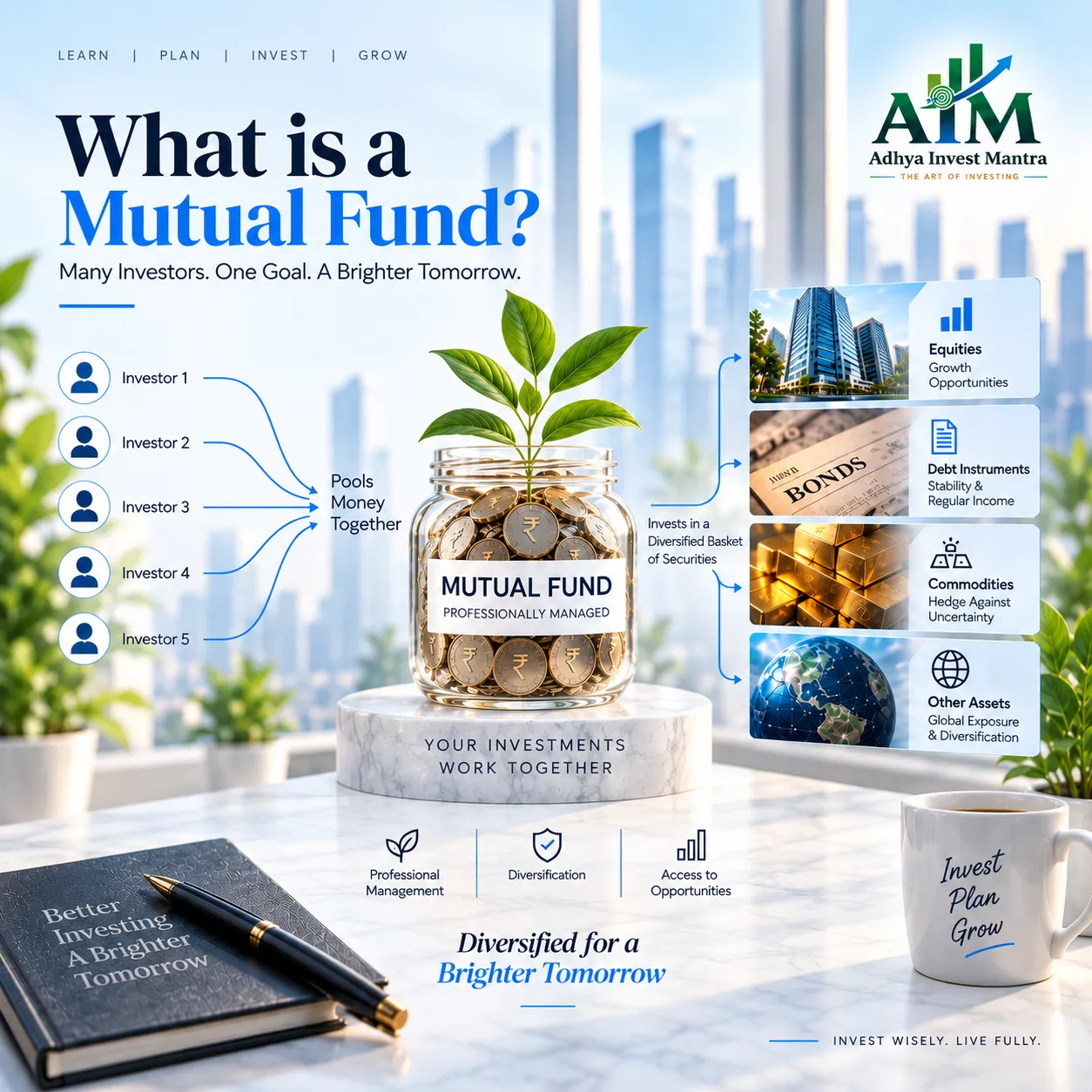 What is a Mutual Fund — pooled investing explained